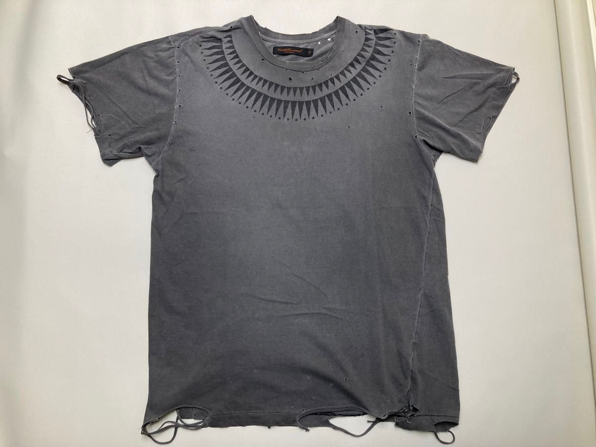 UNDERCOVER SCAB GIZ柄 ダメージ加工Tシャツ アンダーカバー｜Yahoo
