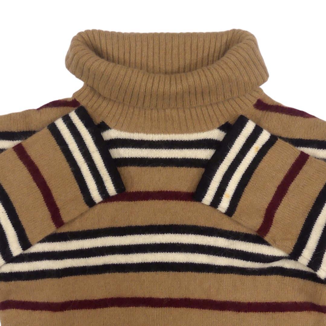 即決 BURBERRY BLACK LABEL メンズ M 廃版 ニット タートルネック