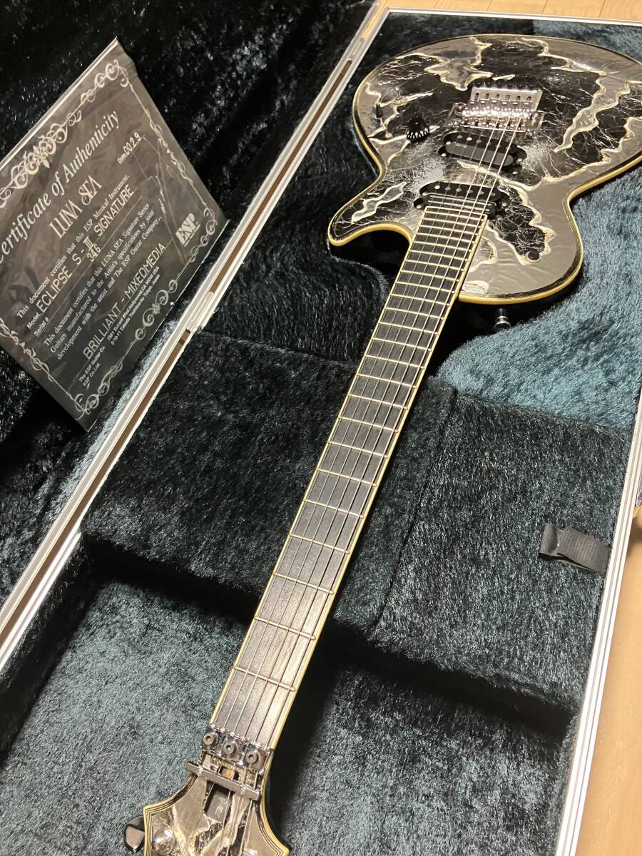 Yahoo!オークション - LUNASEA SUGIZOさんモデル ESP ECLIPSE S-III BR