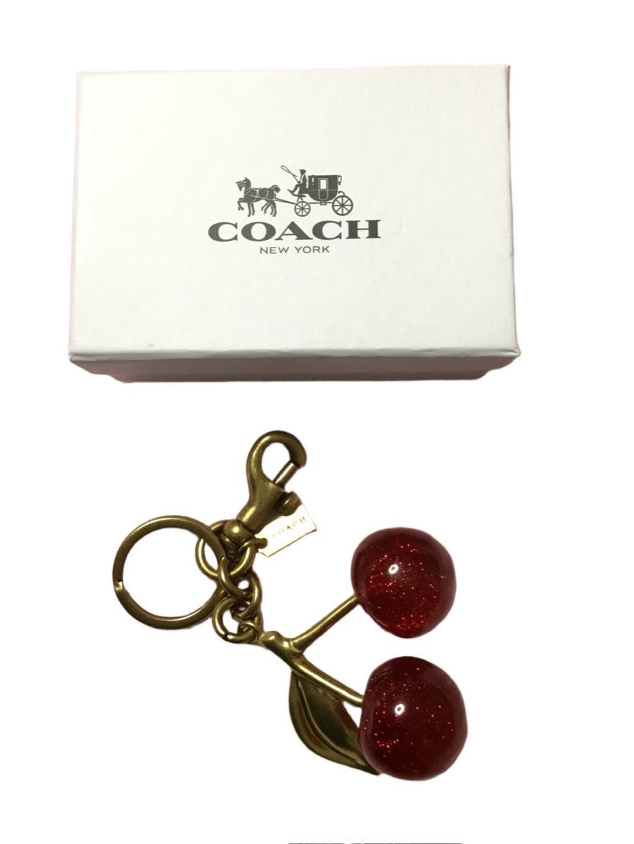 COACH コーチチェリー さくらんぼキーホルダー キーリング バッグ