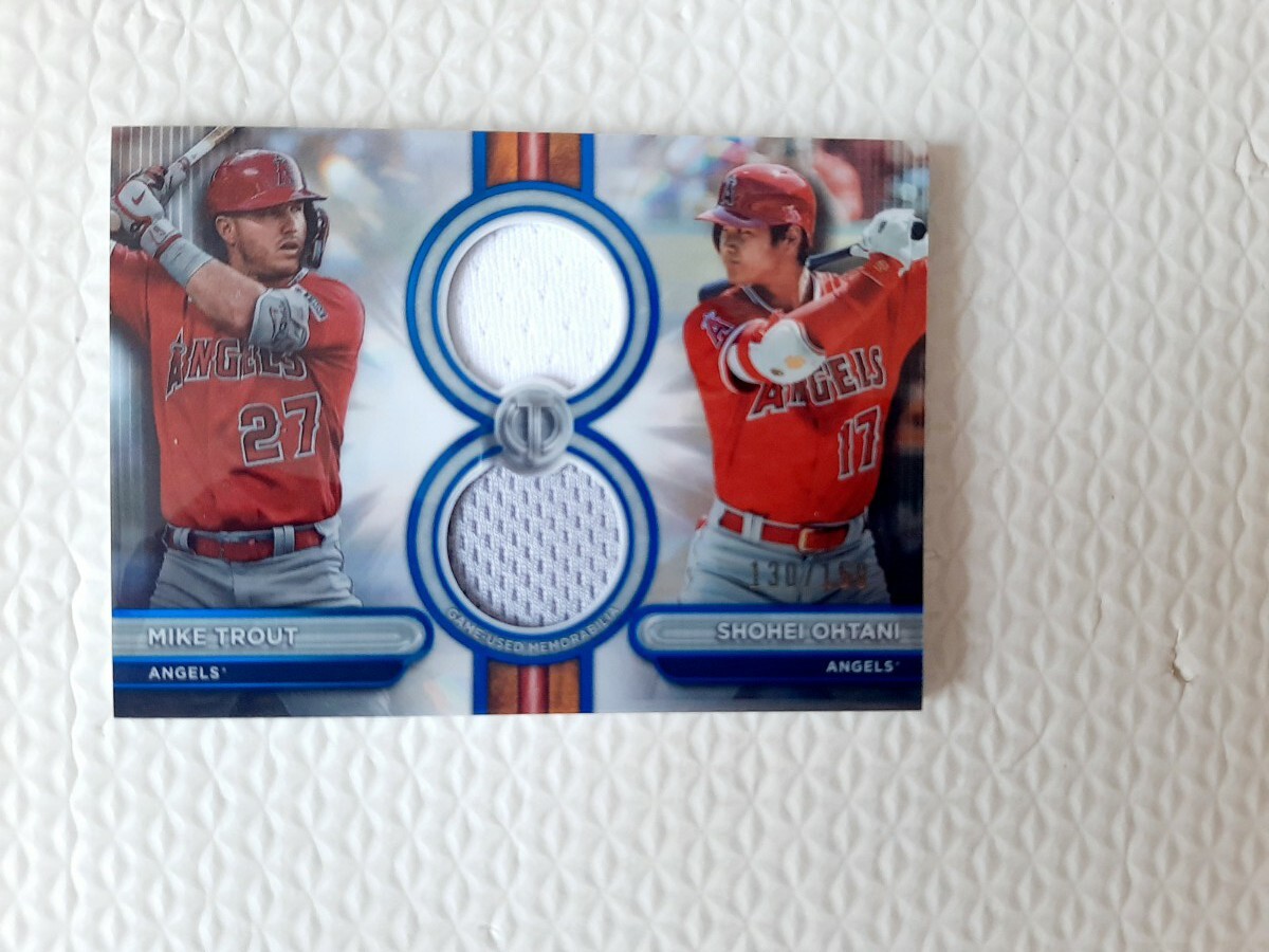 2024 Topps tribute トラウト 大谷翔平 デュアルレリック｜Yahoo
