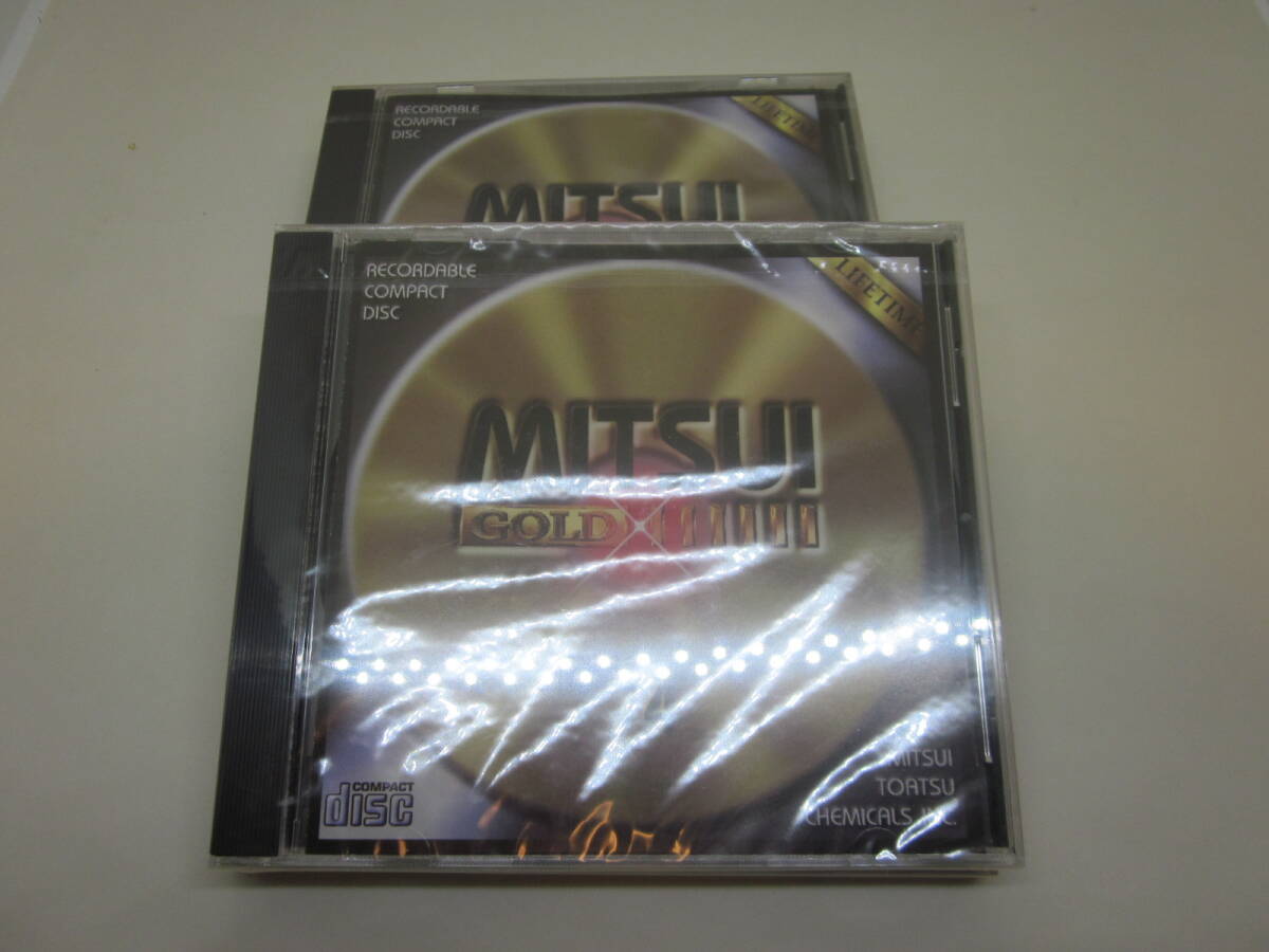 MITSUI 三井東圧化学 MITSUI GOLD CD-R 650MB 74分 (⁠10枚) GOLD