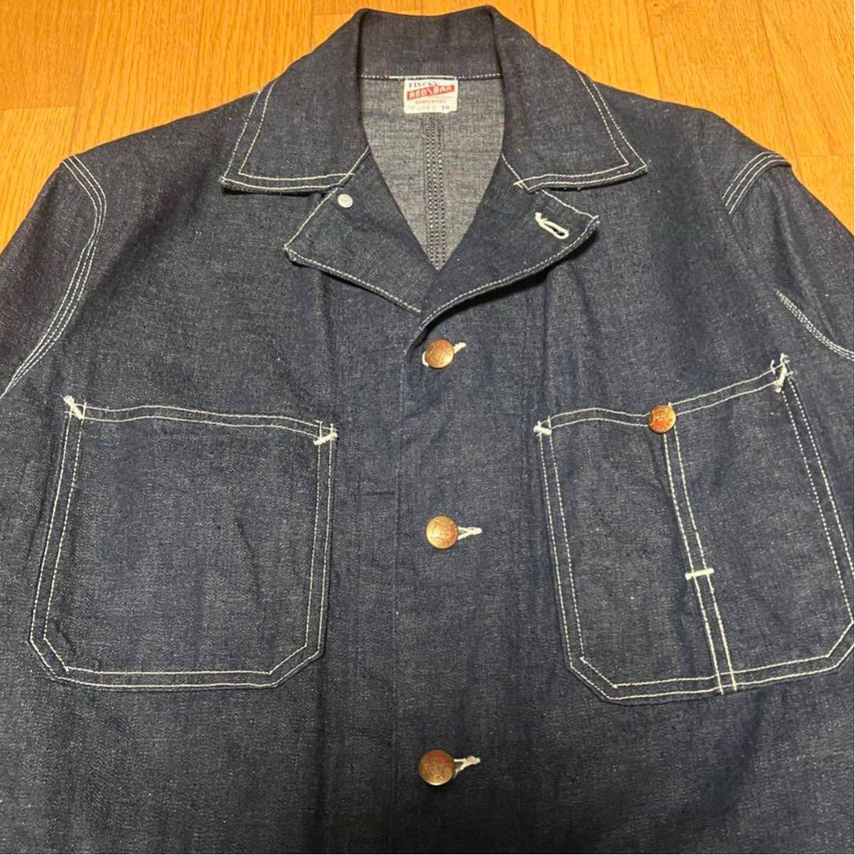 40s 50s FINCK'S デニム カバーオール 38 フィンクス ヴィンテージ