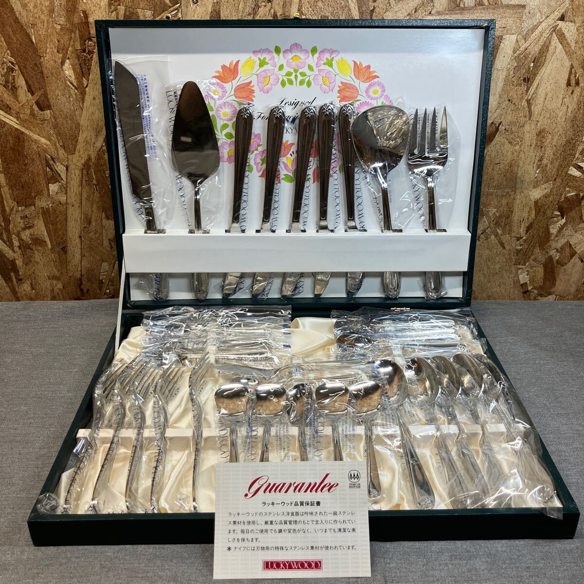 送料無料【N①2299】LUCKYWOOD マリエッタ カトラリー スプーン ナイフ