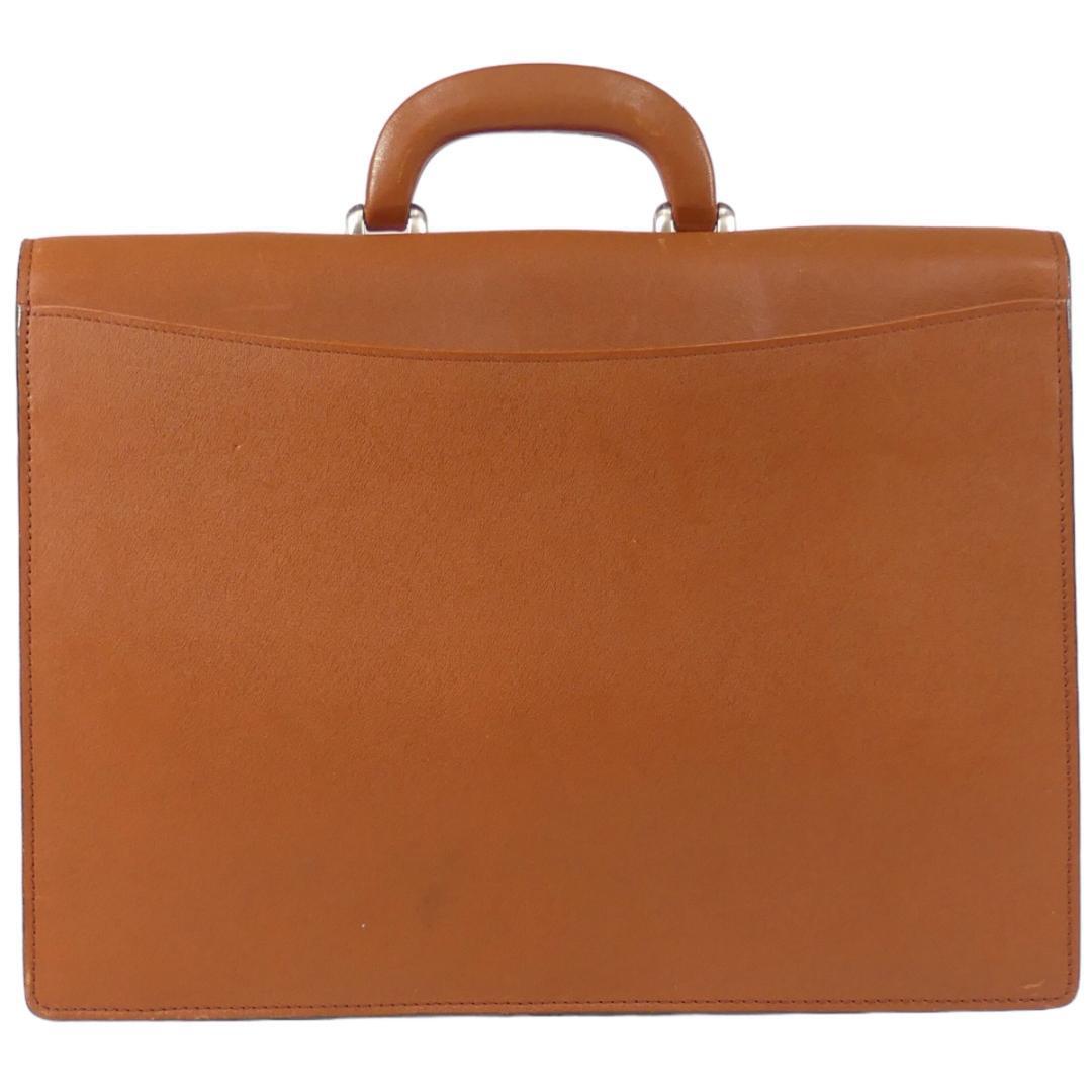 即決 Aquascutum オールレザービジネスバッグ アクアスキュータム