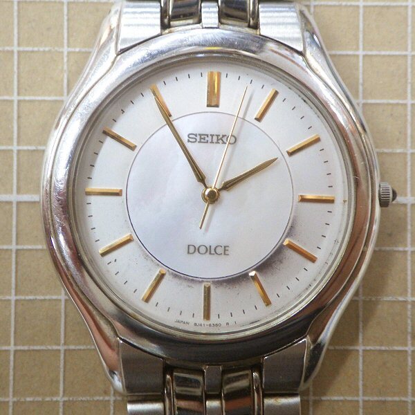 即決 送料無料 SEIKO DOLCE 8J41-6030 セイコー ドルチェ メンズ腕時計