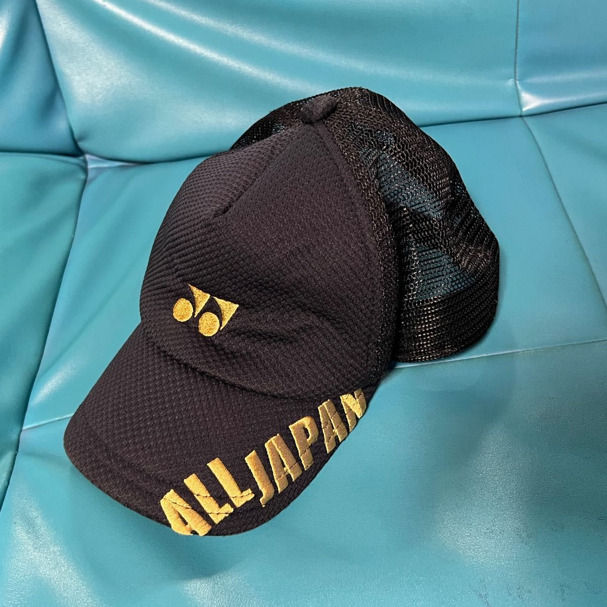 黒 金 ヨネックスALLJAPAN インターハイ限定キャップ帽子オール