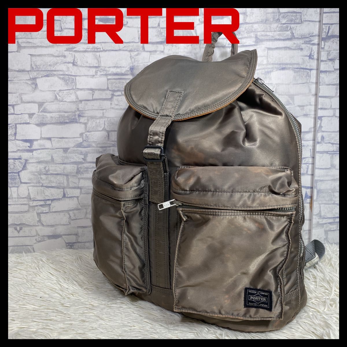 PORTER ポーター 廃盤カラー タンカー リュック バックパック シルバー