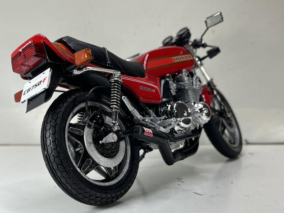 タミヤ1/12プラモデル CB750F 「巨摩郡仕様カスタム」 塗装