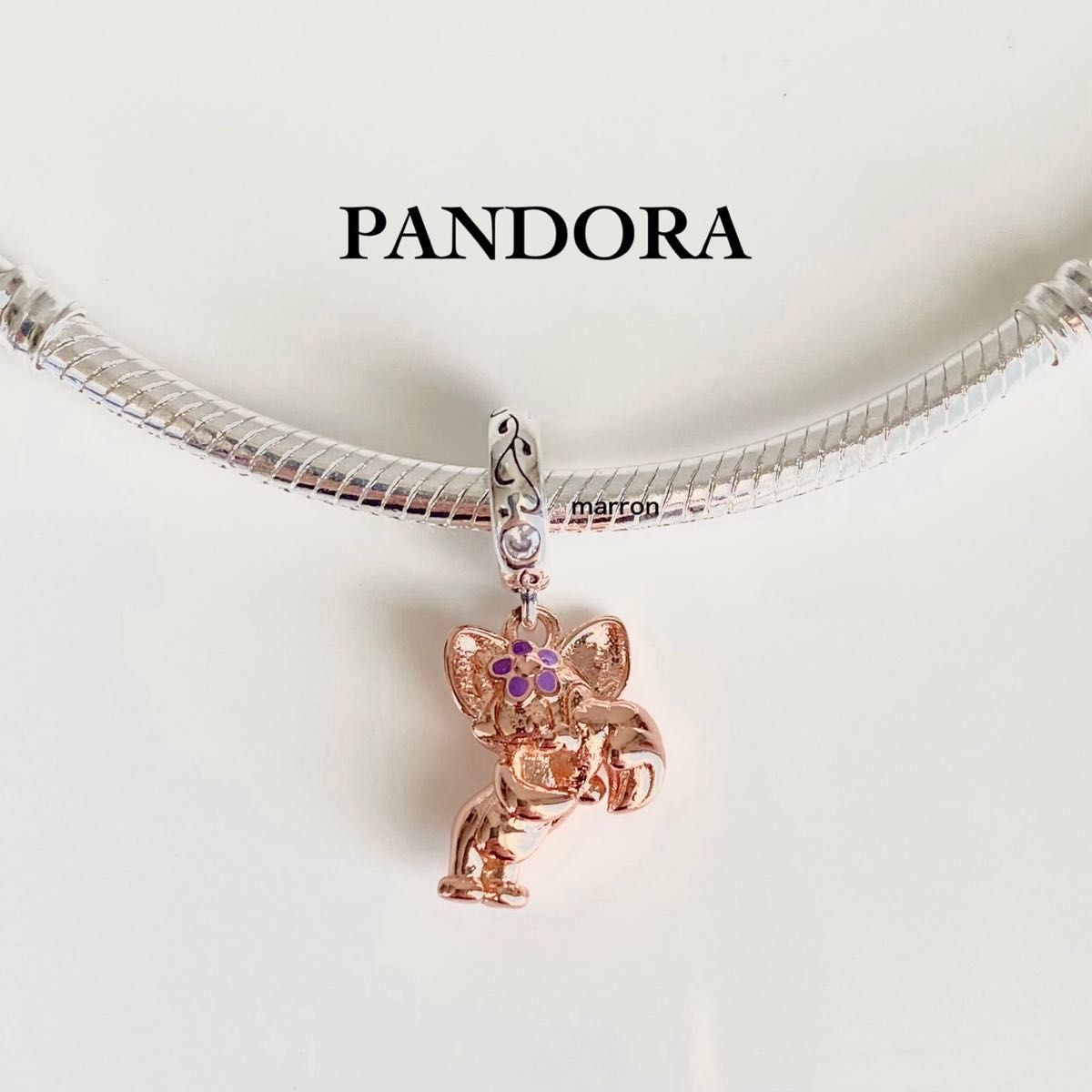 PANDRA ディズニー ジェラトーニチャーム ダッフィー ネックレス