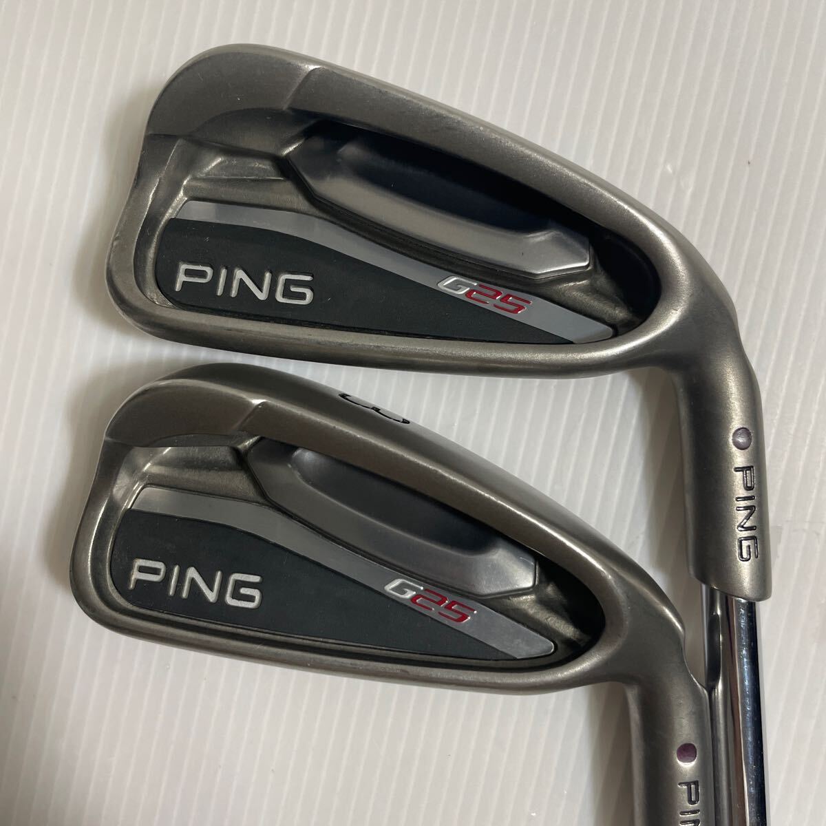 3番 4番 アイアン 2本セット PING G25 #3 #4 マルーンドット AWT R