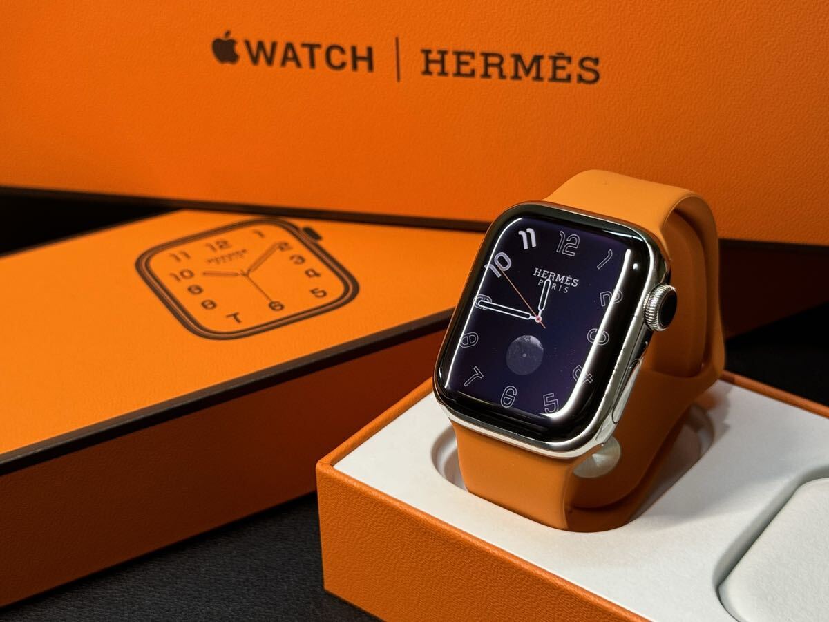 即決 ケア+ 美品 Apple Watch series9 HERMES 41mm アップルウォッチ