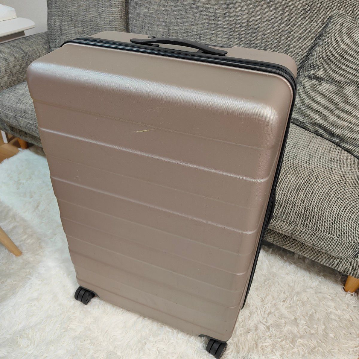 廃番 人気色】 無印良品 キャリーケース 大容量 105L ベージュ｜Yahoo