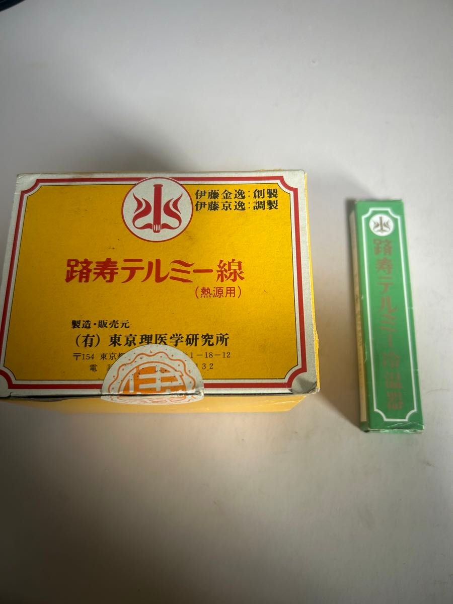 イトオテルミー テルミー線と冷温器 セット旧家蔵出し 整理 未使用保管