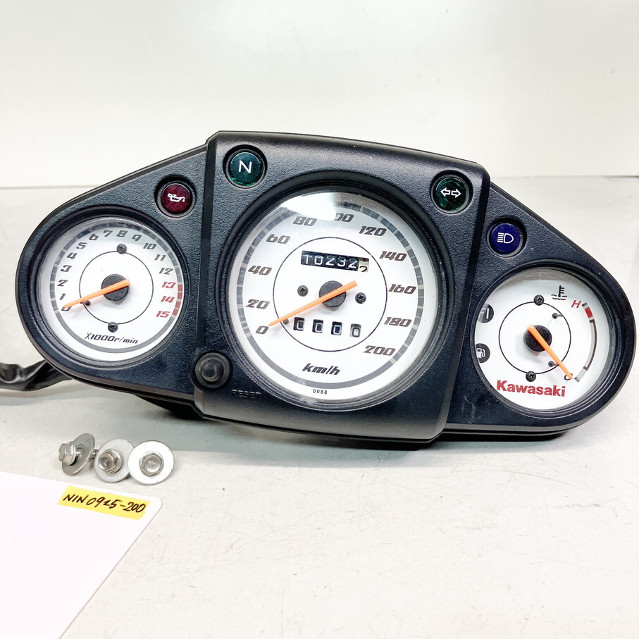 走行10 232km 点灯画像あり ニンジャ250R スピードメーター EX250K