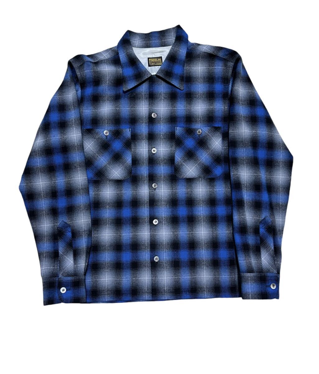 送料込み 即決 TENDERLOIN 08AW T-WOOL SHT テンダーロイン オンブレ