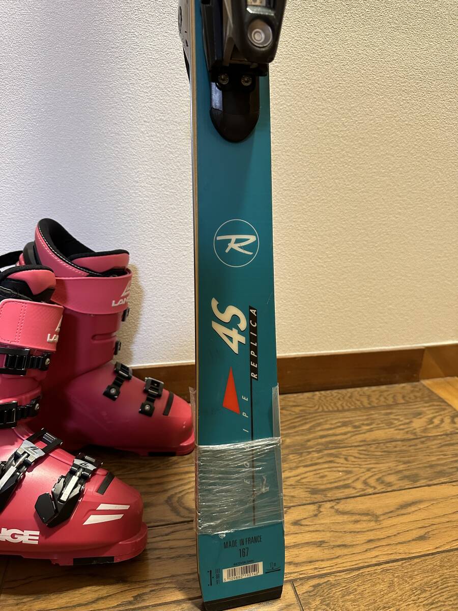 Yahoo!オークション - 復刻版 ROSSIGNOL 4S REPLICA 167cm & LANGE RX