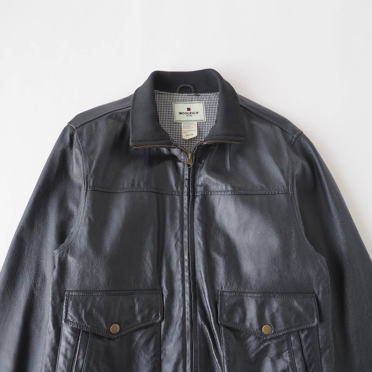 ウールリッチ Woolrich レザージャケット A-2フライトジャケット