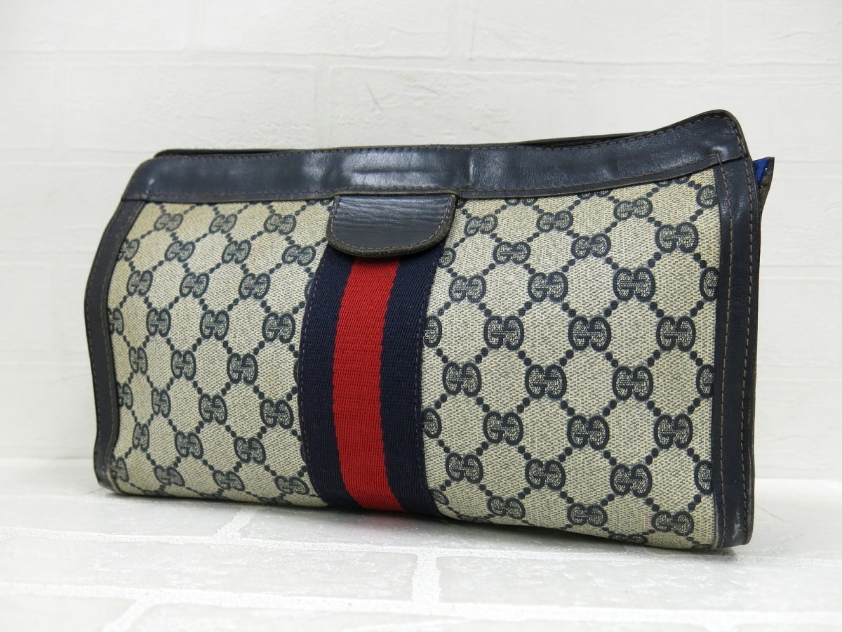 Yahoo!オークション - GUCCI オールド グッチ GGスプリーム シェリー
