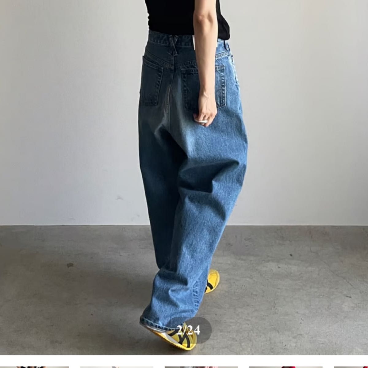 FASHIRU × SOMETHING］baggy fit Jeans size 0｜Yahoo!フリマ（旧