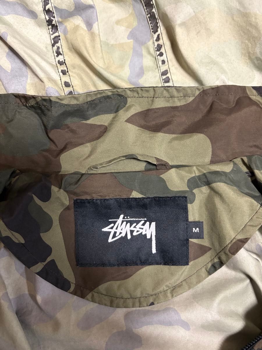 STUSSY ステューシー ナイロンパーカー ナイロンジャケット 迷彩 M