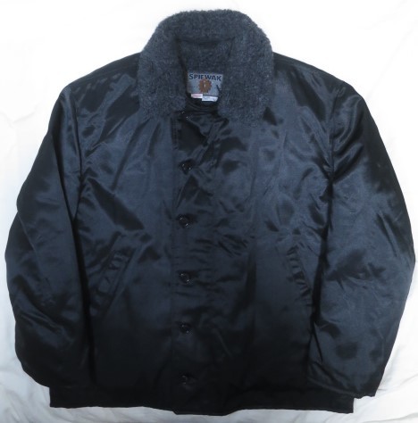 90s USA製 SPIEWAK タイタンクロス N-1 デッキジャケット ブラック 40