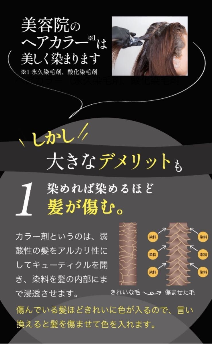 南野陽子さん愛用 バランローズ KURO ダークブラウン ヘアカラー