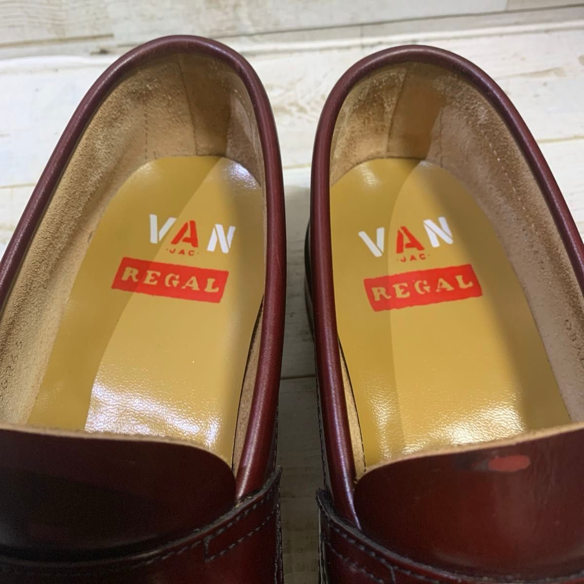 VAN REGAL（ヴァン リーガル） ローファー 25 0cm バーガンディ 復刻