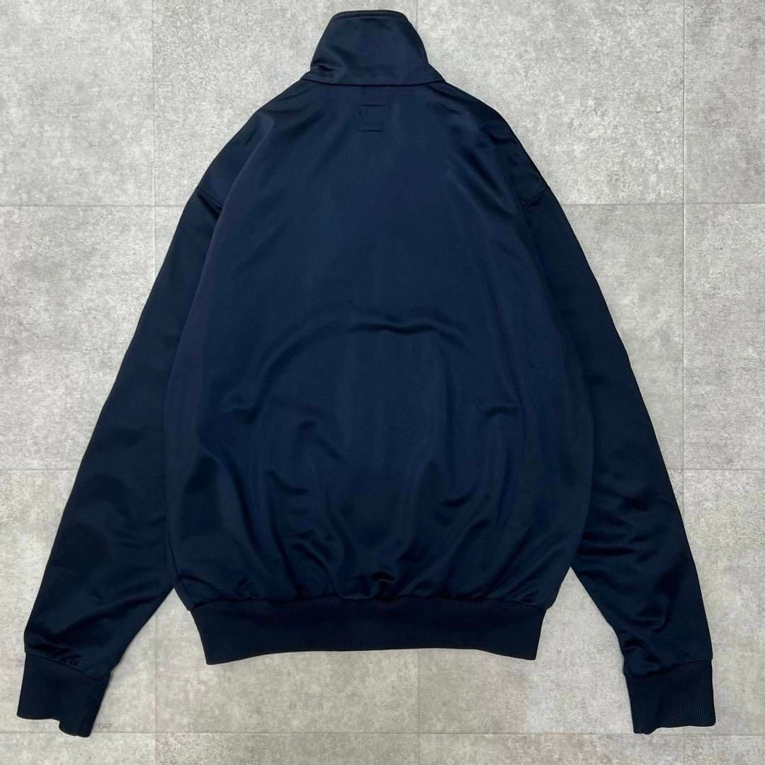アディダス adidas トラックジャケット 袖ロゴ ネイビー 80s 90s