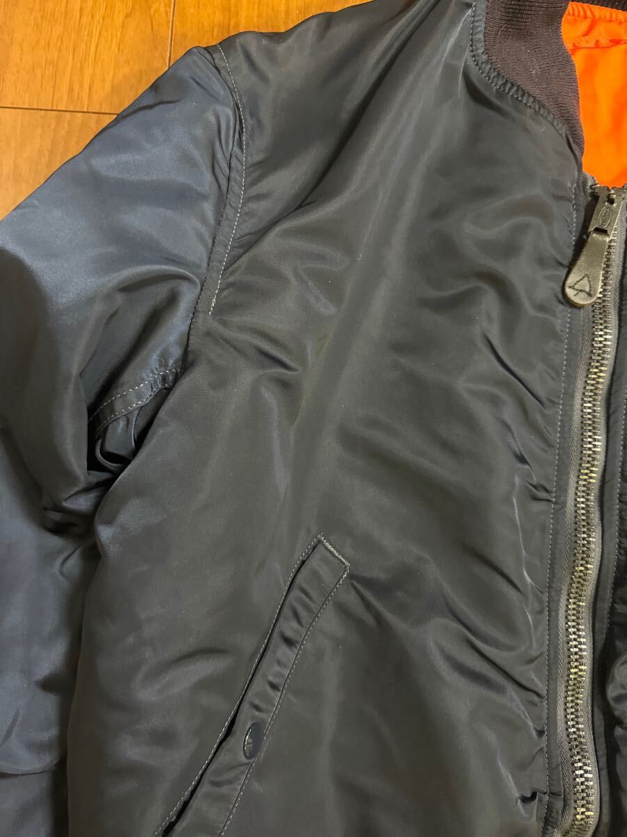 稀少 美品 ALPHA INDUSTRIES 90s 復刻 68モデル USA製 中綿 MA-1
