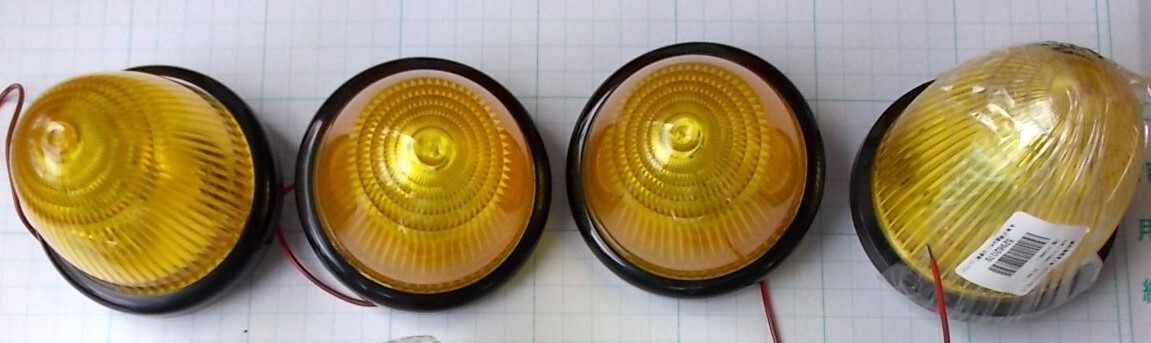 日本フルハーフ純正LEDマーカーランプ 旧型MK-0324 黄3個 新型SA-ML黄1