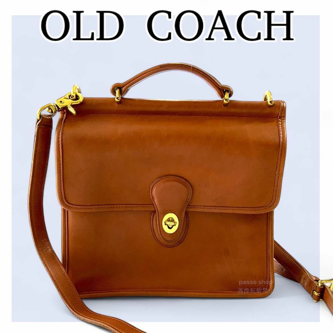 オールドコーチ COACH 2 way ショルダーバッグ ターンロック