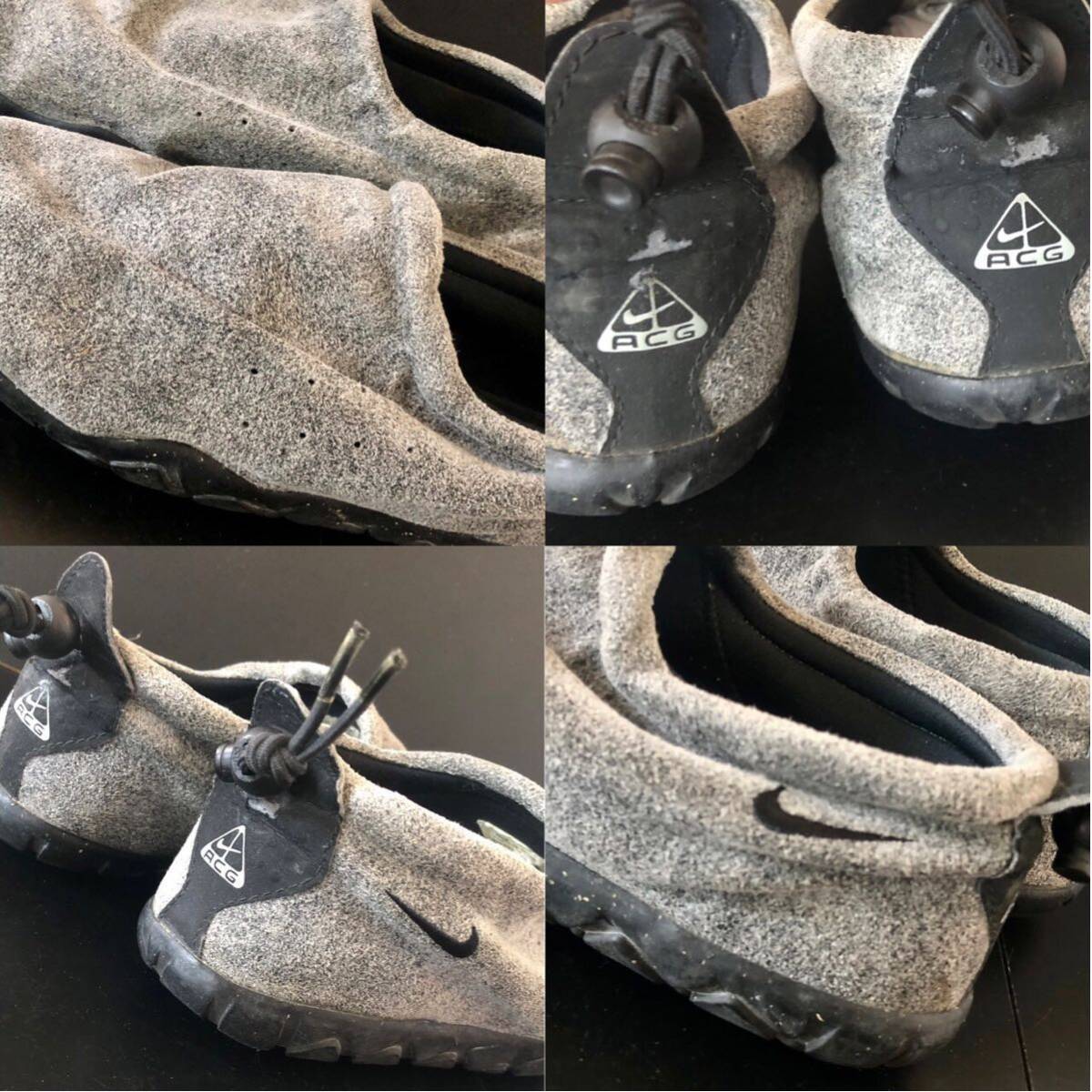 98年製 箱付美品 NIKE ACG AIR MOC 霜降りグレー 27cm ヴィンテージ