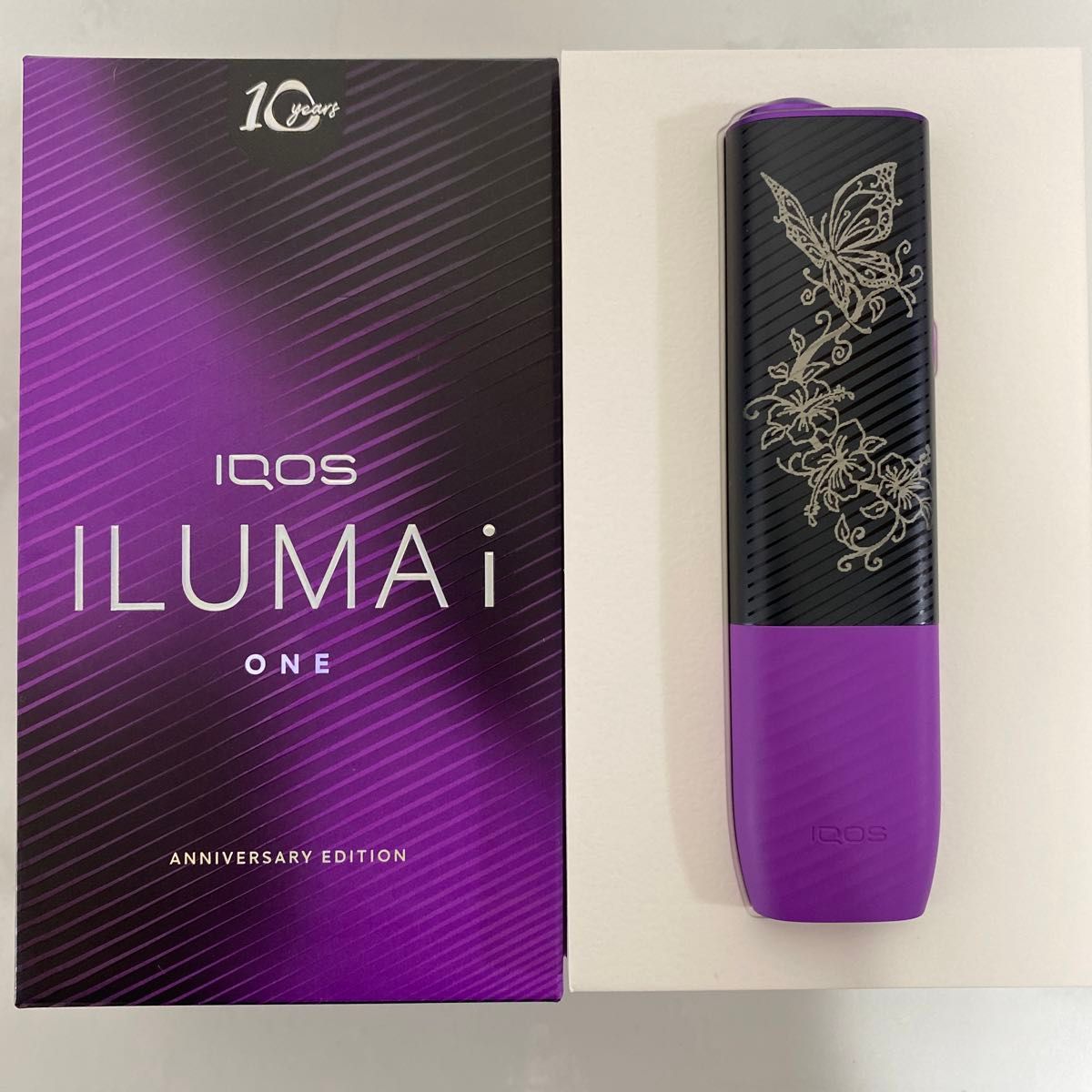 名入れ ケース付き アゲハ蝶 デザイン iQOS ILUMA i ONE アイコス