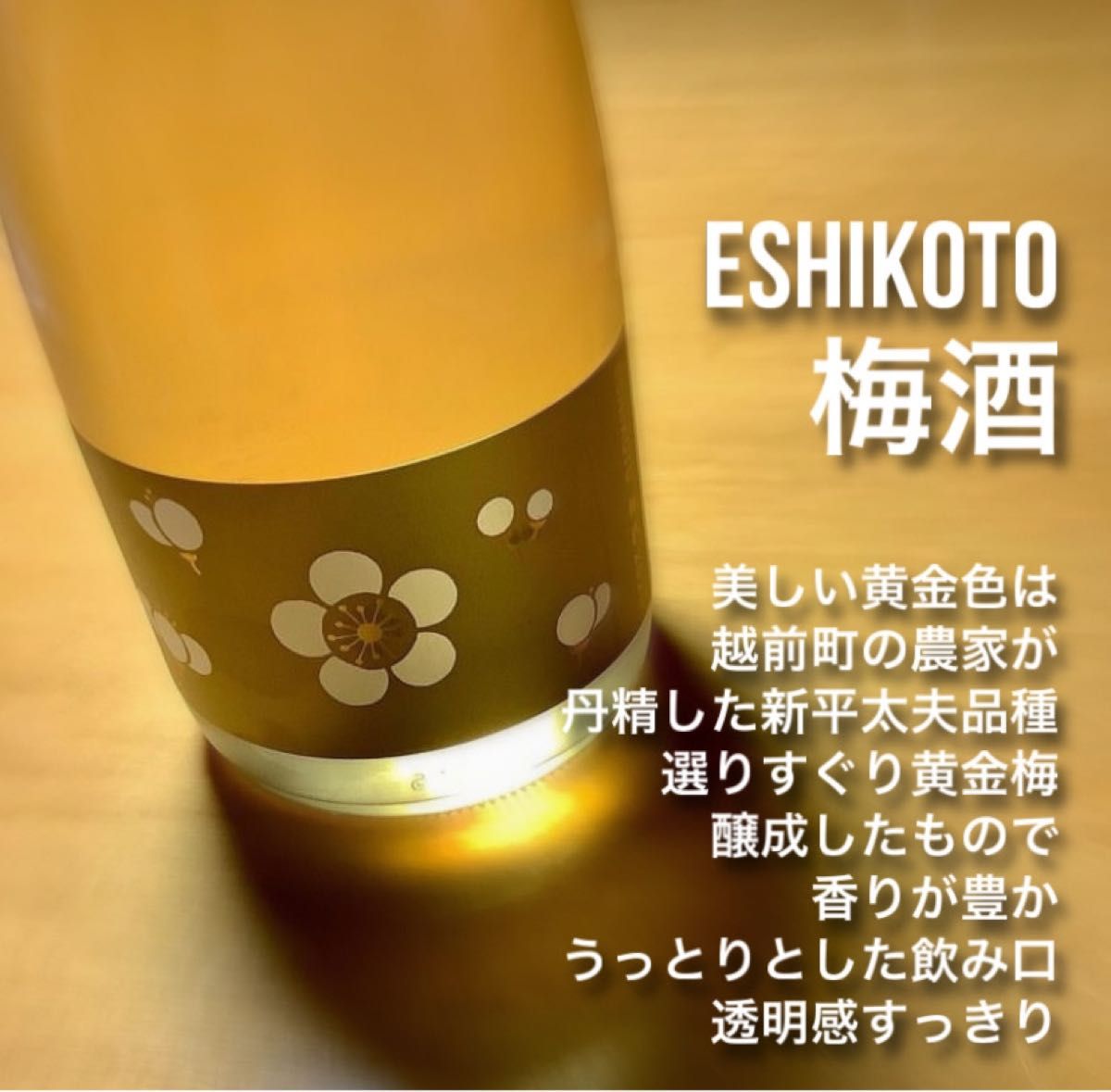 希少】黒龍酒造 ESHIKOTO 梅酒 2本 (720ml×2) 化粧箱入り 石田屋 えし