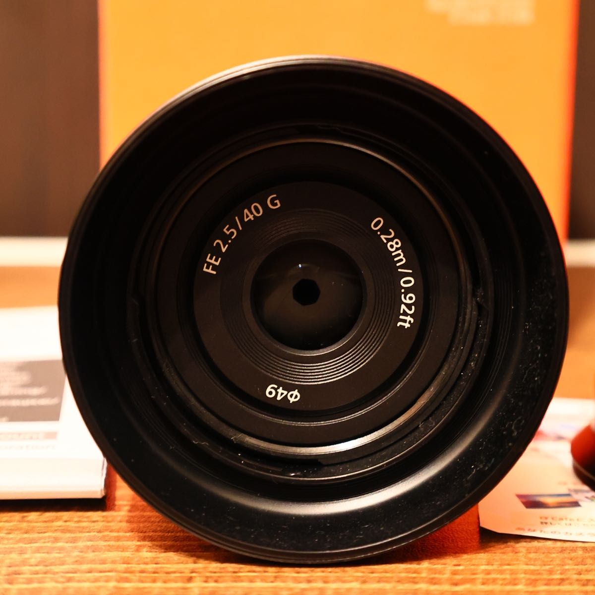 SONY FE 40mm F2 5G SEL40F25G Gレンズ おまけフード付き 美品｜Yahoo