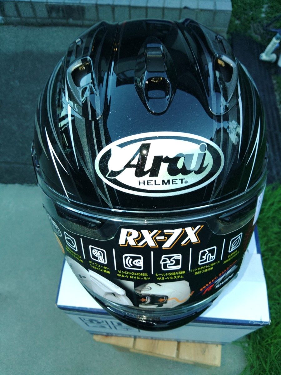 アライ フルフェイス RX-7X RADICAL Black ヘルメット Arai RX7X
