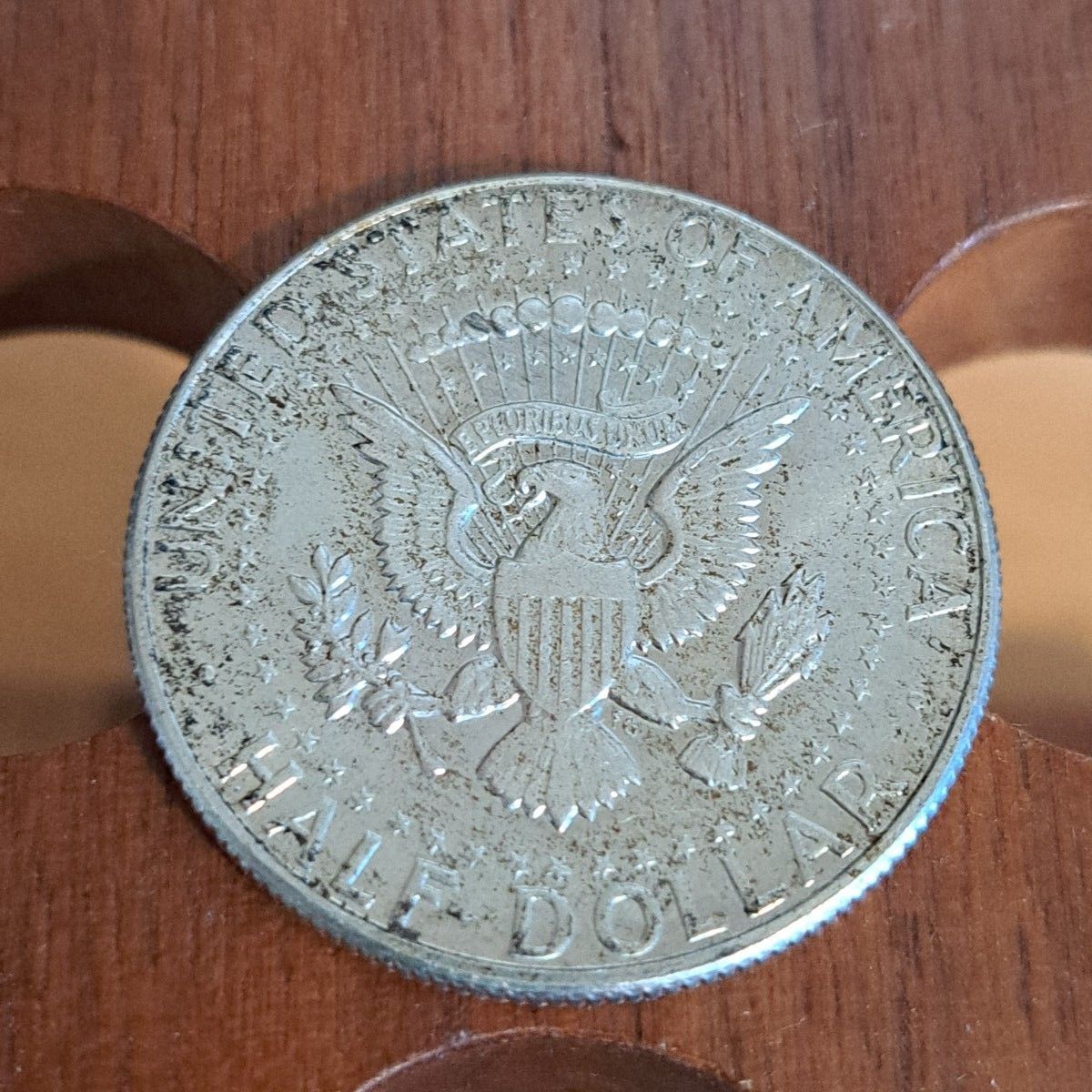 アメリカLIBERTYコイン 1967年ケネディハーフダラー銀貨 品位SV400