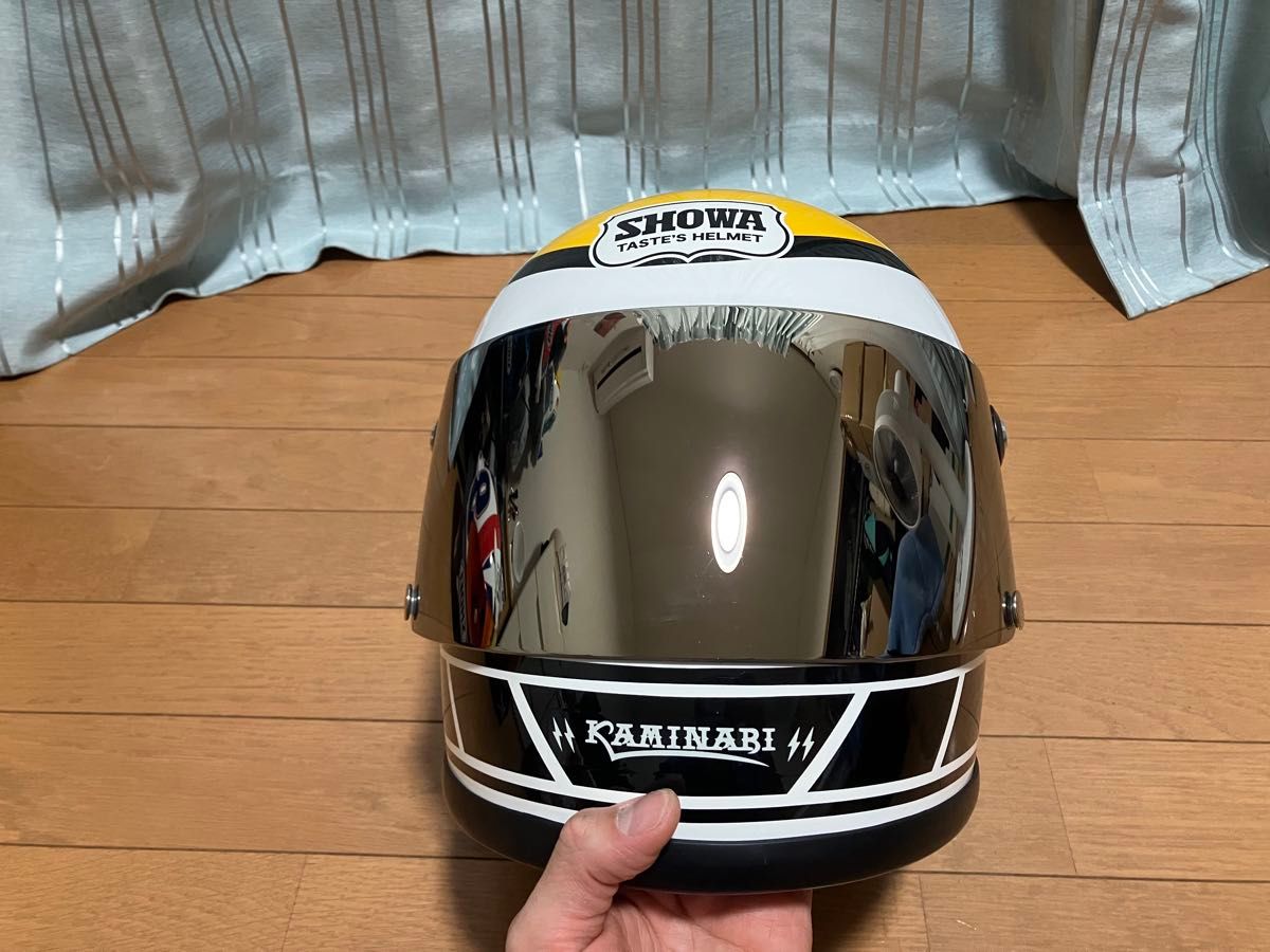 族ヘル 山城 ニューレトロ フルフェイス カミナリコラボ Mサイズ