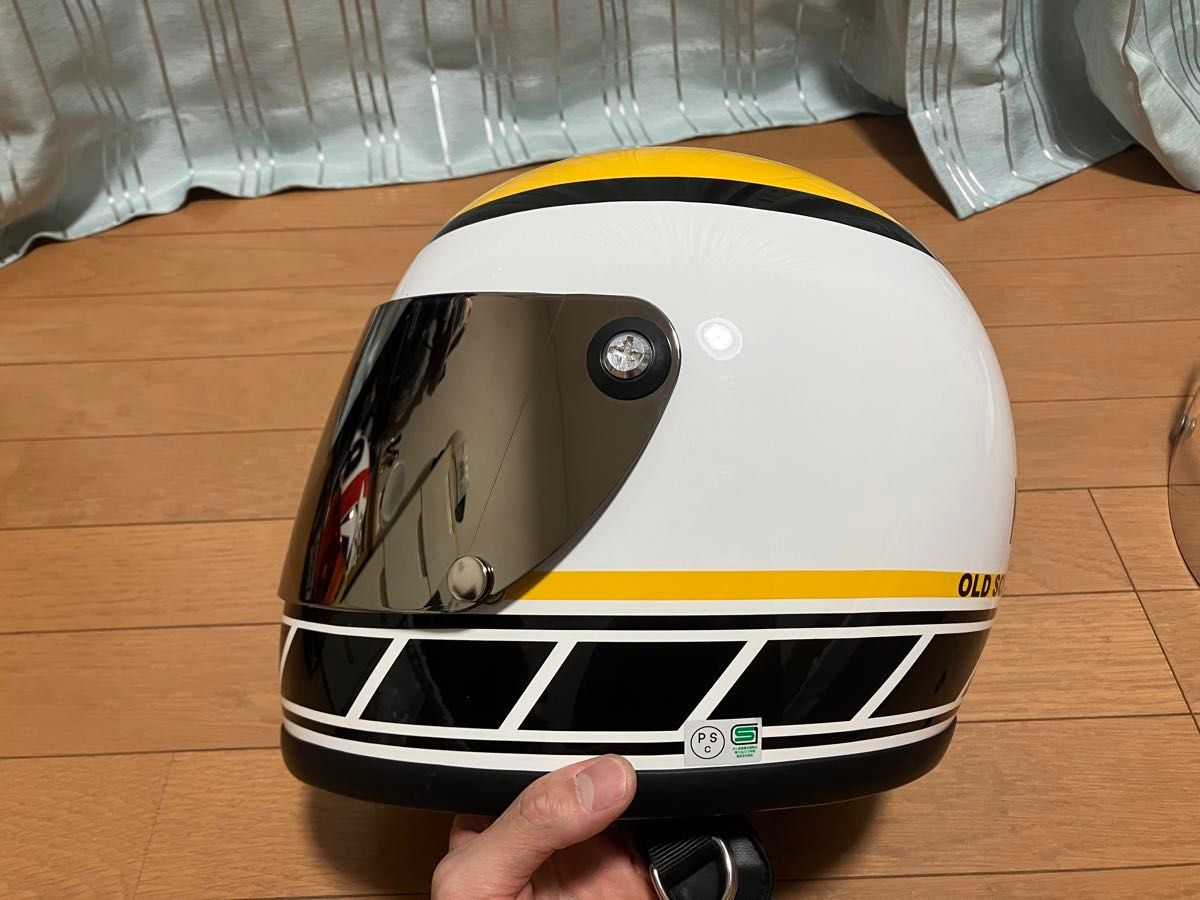 族ヘル 山城 ニューレトロ フルフェイス カミナリコラボ Mサイズ
