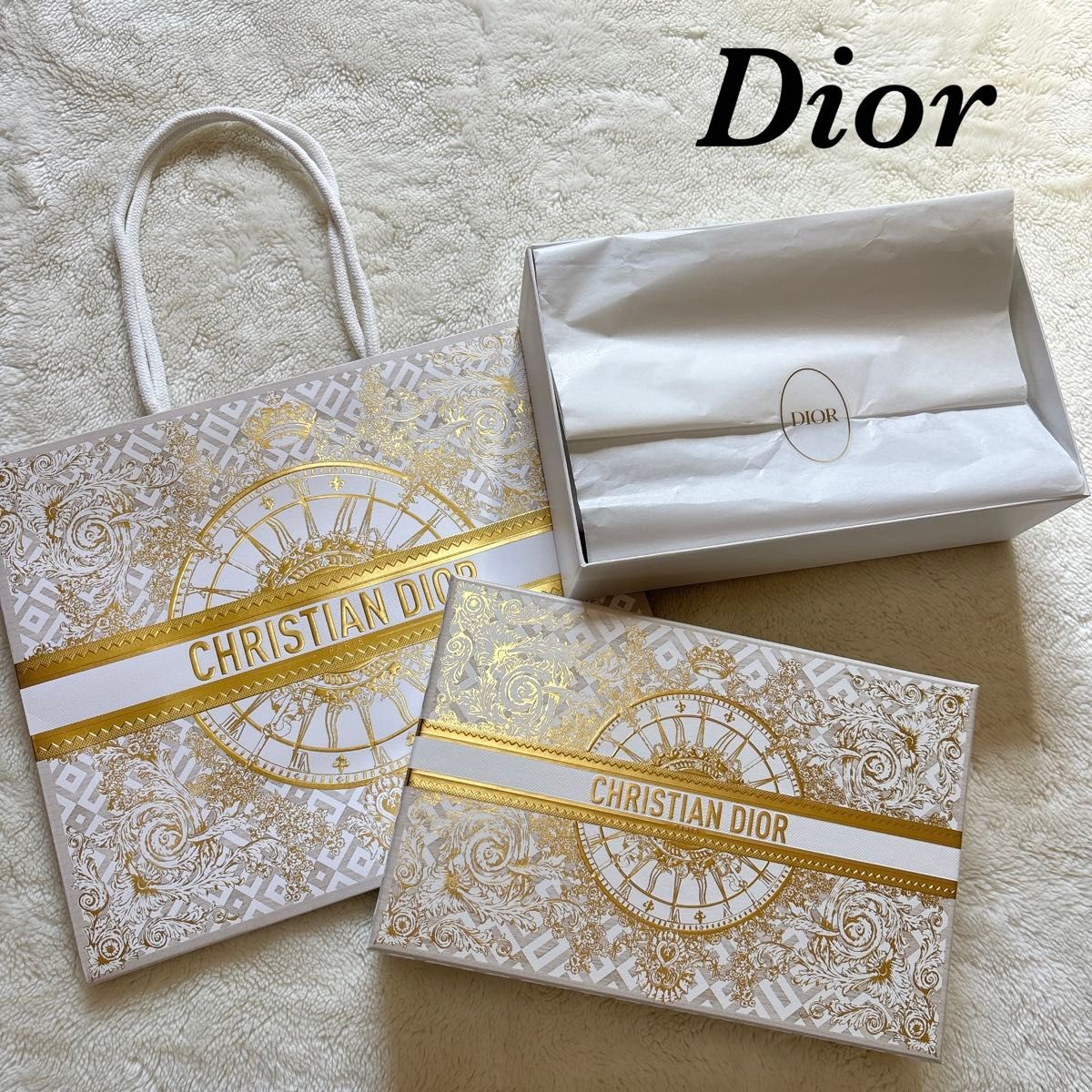 Dior ディオール クリスマスコフレ 2024 ギフトボックス・紙袋