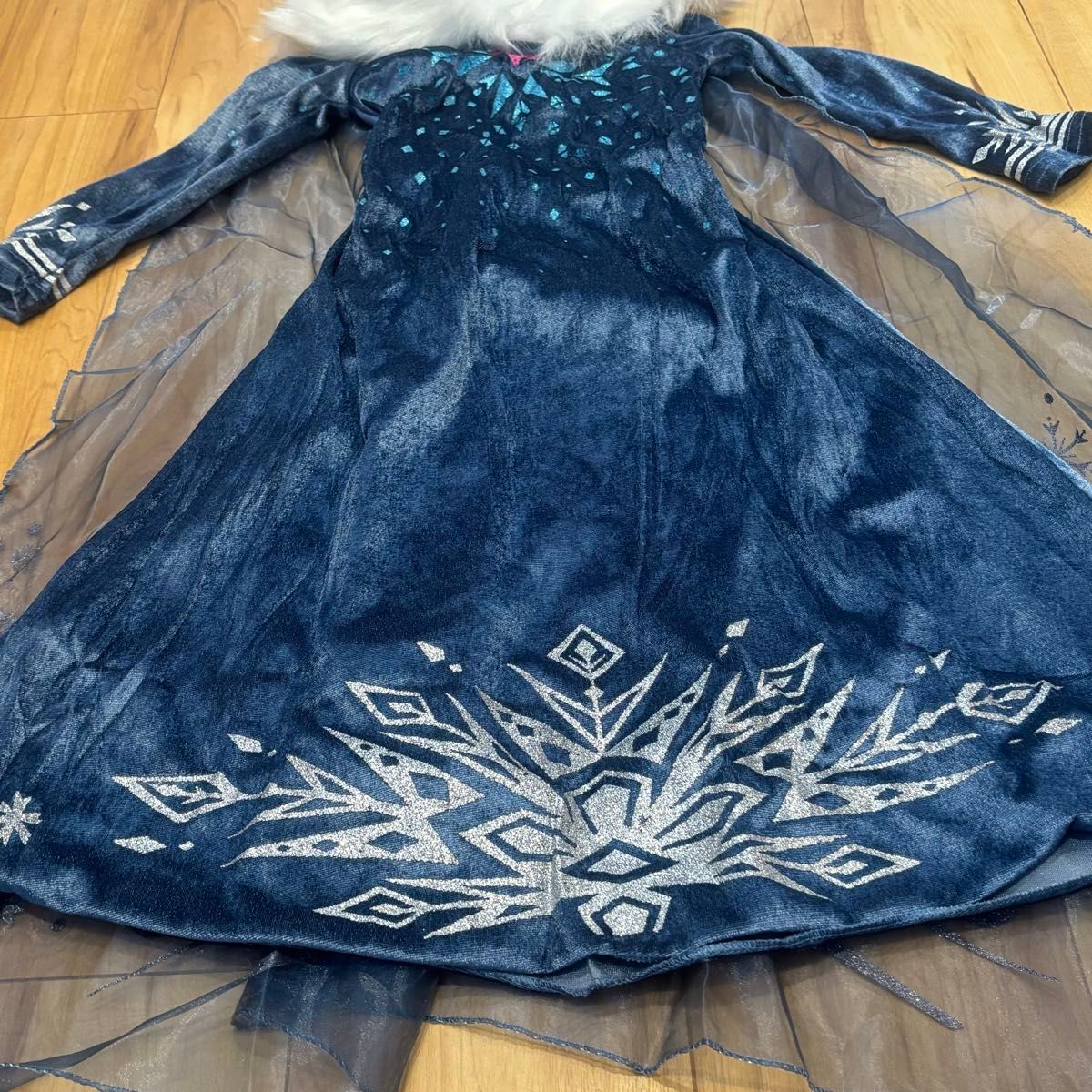 新品 アナ雪 家族の思い出 エルサ ドレス ワンピース ディズニー 120