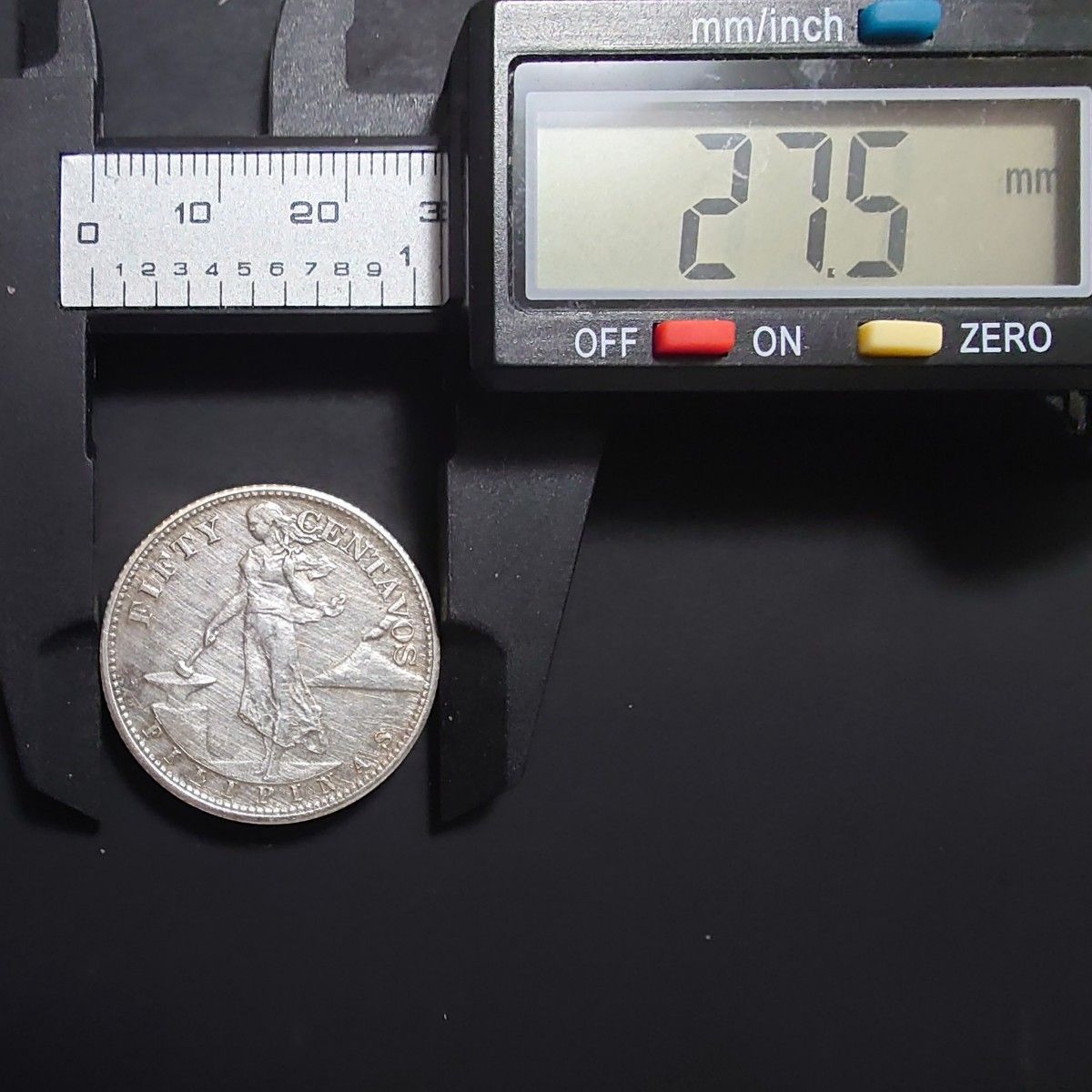 1944年 フィリピン銀貨 50センタボ マヨン火山の乙女 silver750｜Yahoo