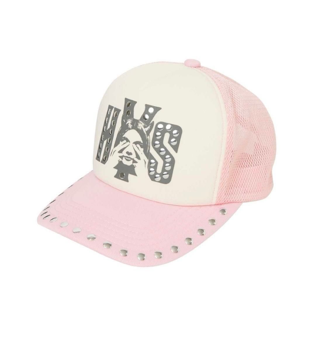 HYSTERIC GLAMOUR】 新品 未使用 スタッズメッシュキャップピンク