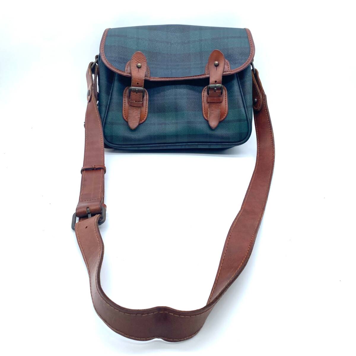 Vintage Polo Ralph Lauren Shoulder Bag Plaid Green / ポロ ラルフ