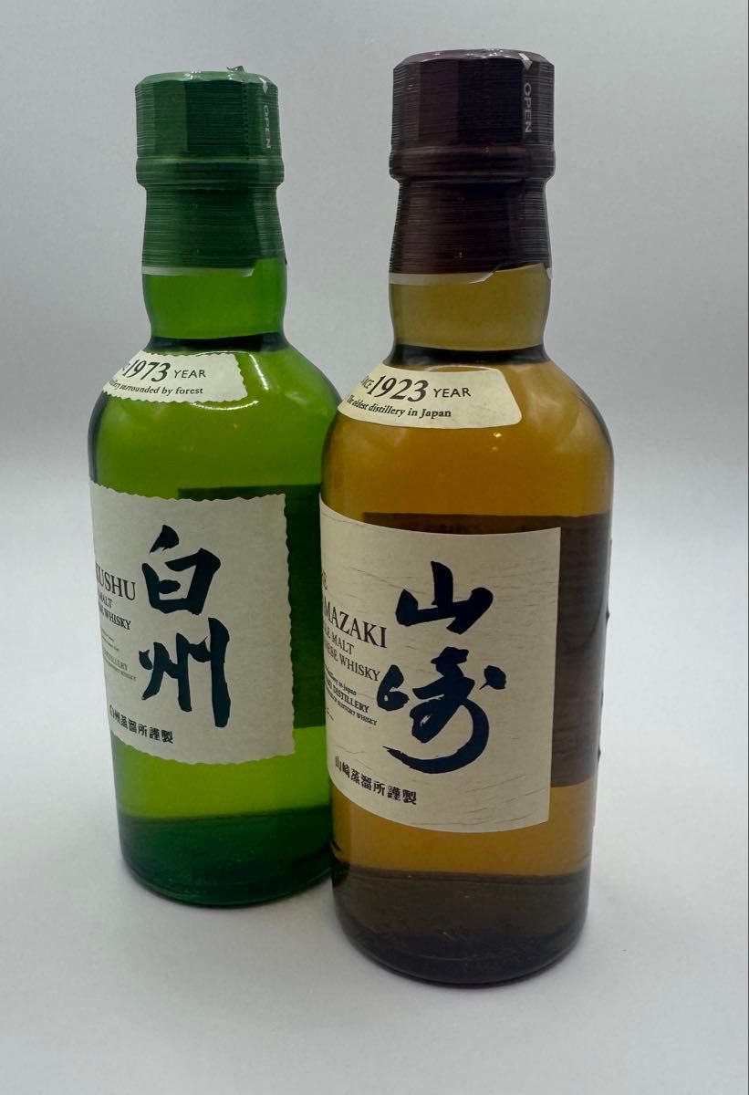 サントリー 白州 SUNTORY 山崎 ミニボトル 180ml｜Yahoo!フリマ（旧