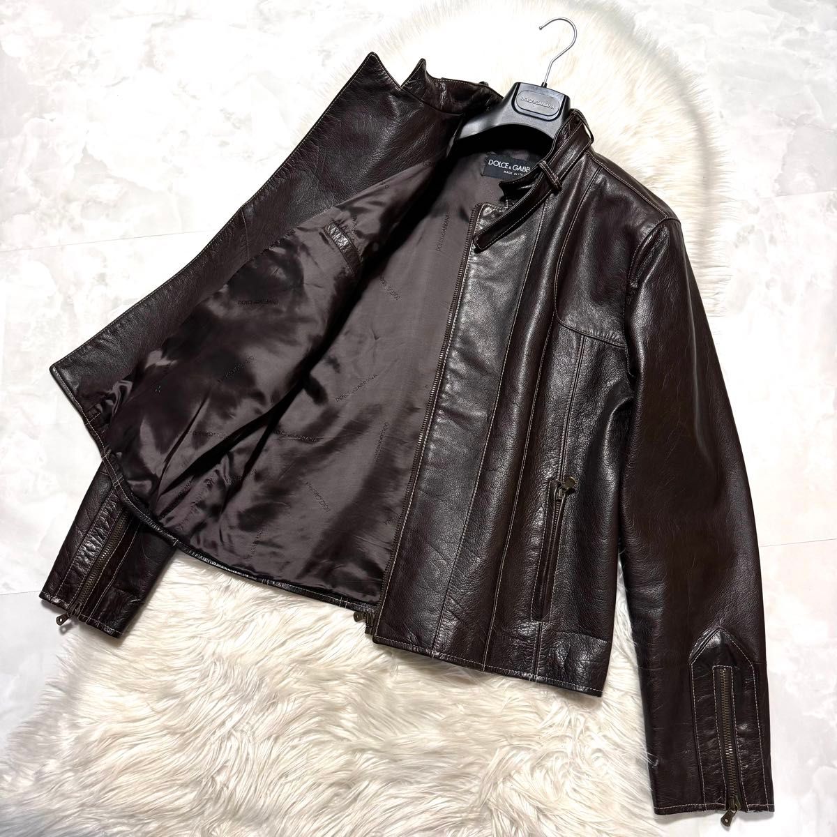 本物 美品 カタログ掲載モデル ドルチェアンドガッバーナ ZIP UP