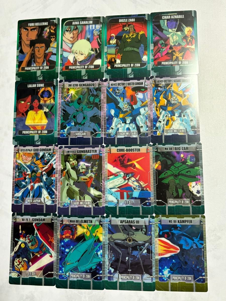 森永 ガンダムウエハース クリアカード プラカード 第一弾 80枚 まとめ