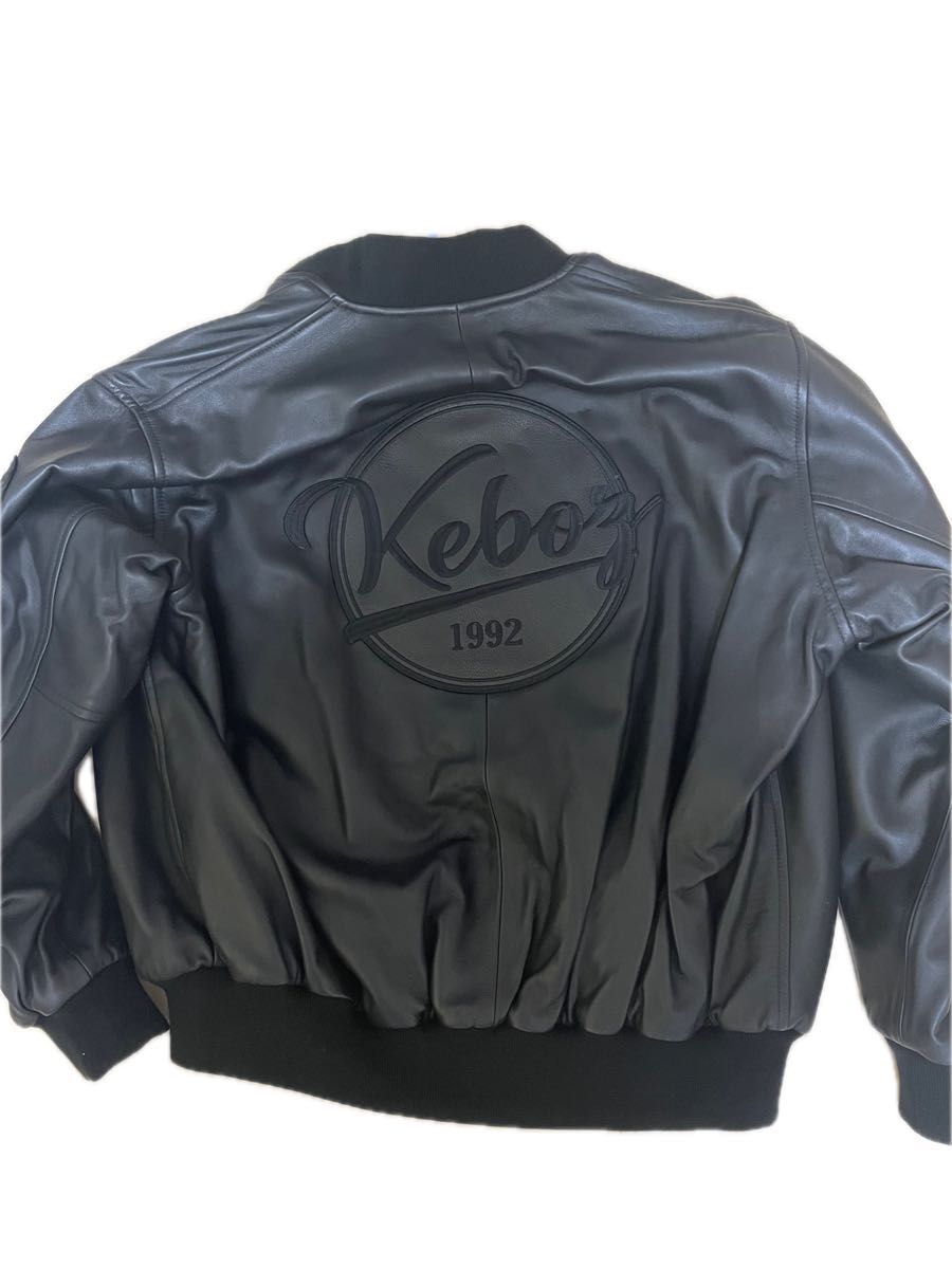 KEBOZ LEATHER VARSITY JACKET XL BLACK｜Yahoo!フリマ（旧PayPayフリマ）