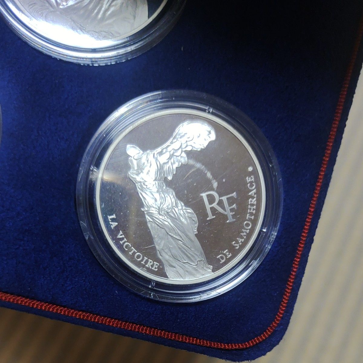 フランス 100フラン モネ・ド・パリ 銀貨 3枚 セットSV900 ルーブル